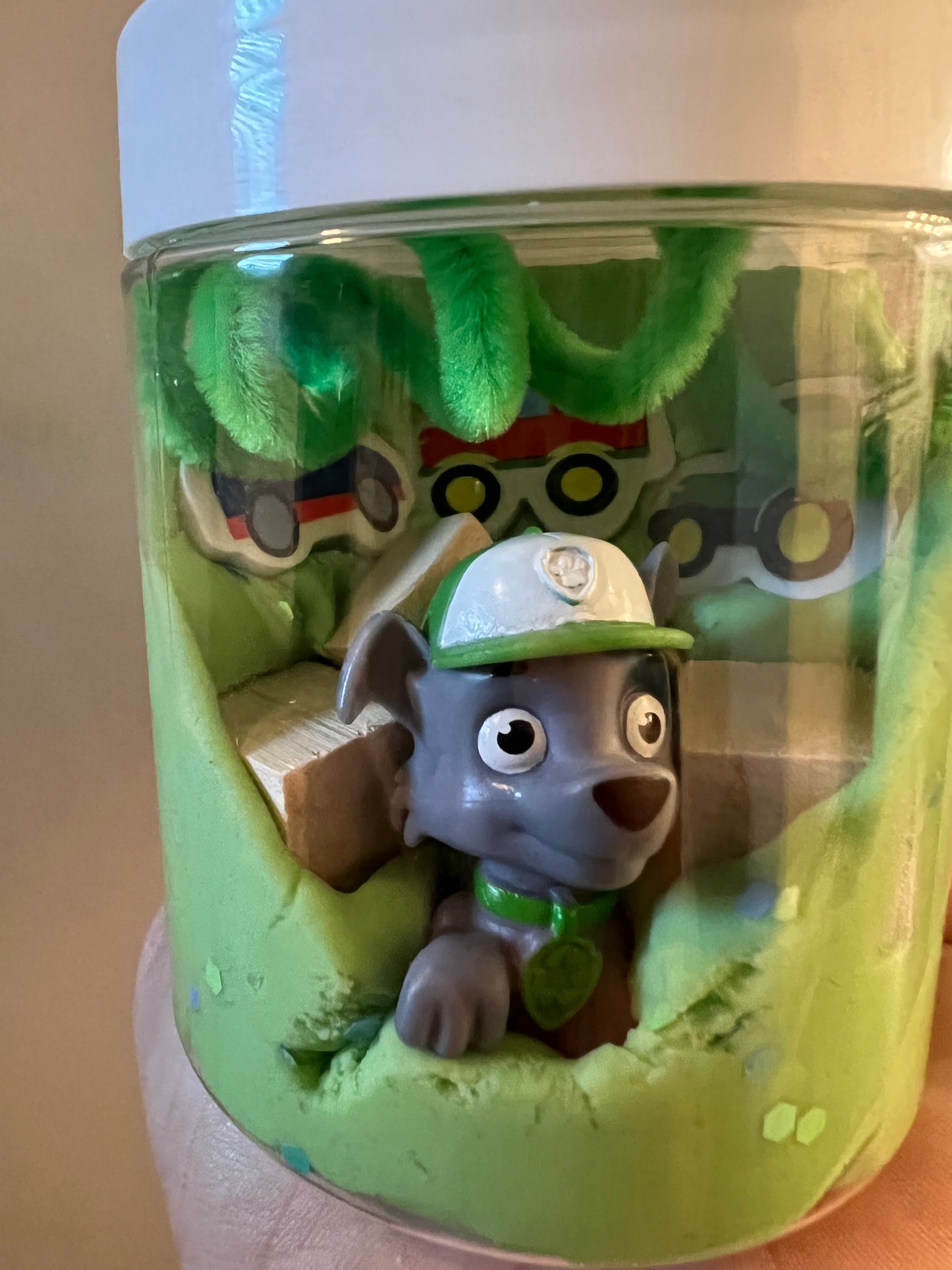 Themed Play Dough Jars