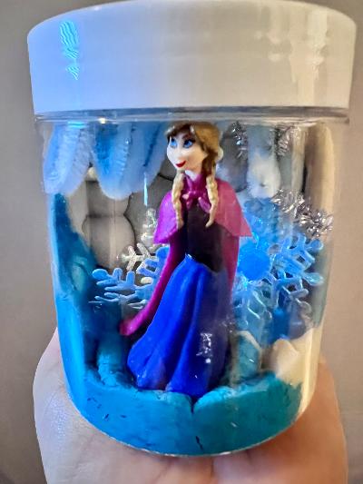 Themed Play Dough Jars