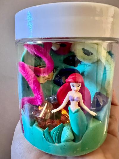Themed Play Dough Jars