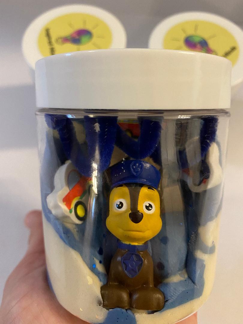 Themed Play Dough Jars
