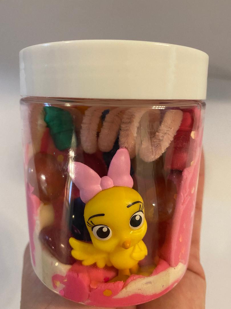 Themed Play Dough Jars