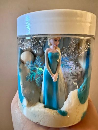 Themed Play Dough Jars