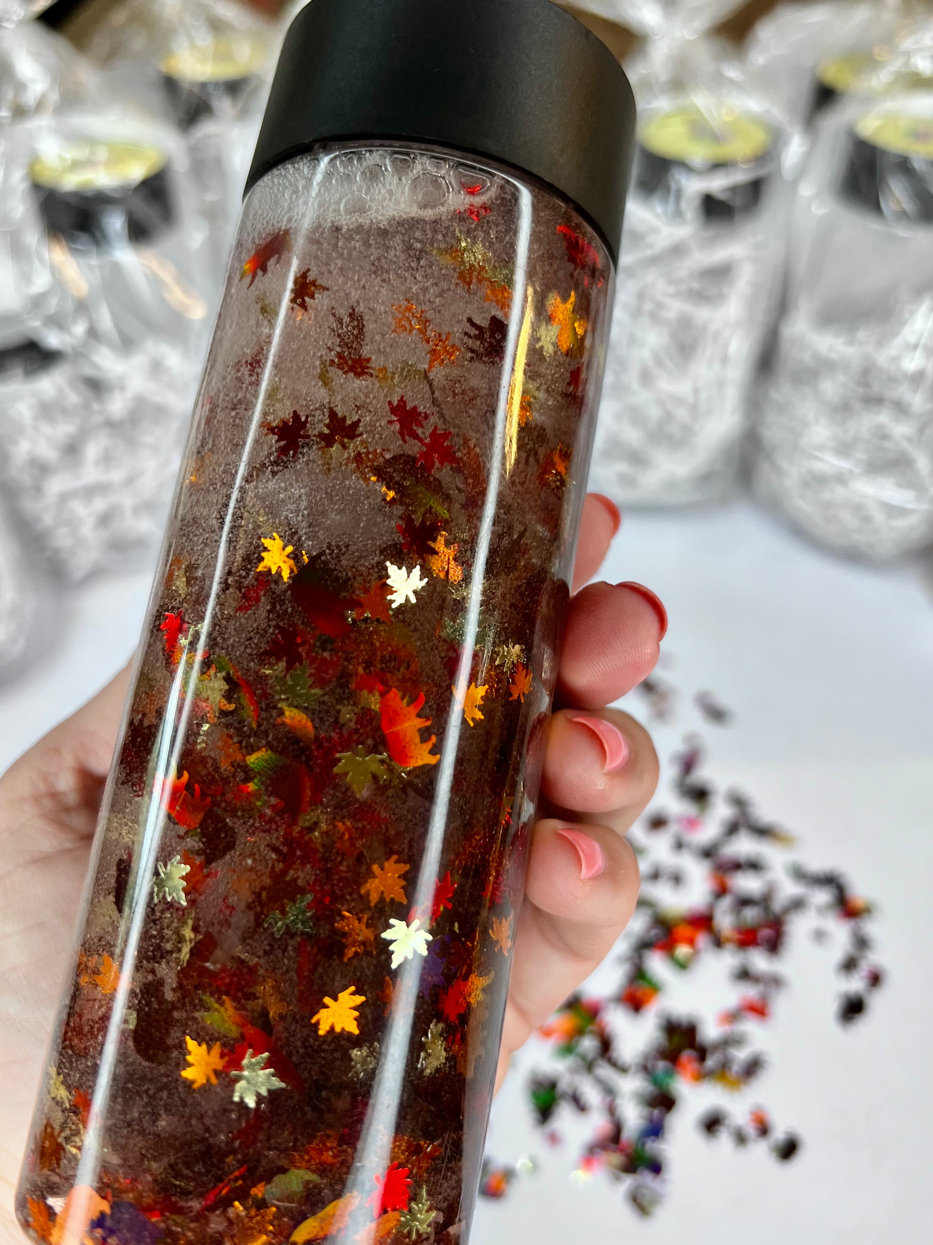 Fall Sensory Bottle – Inspired Minds