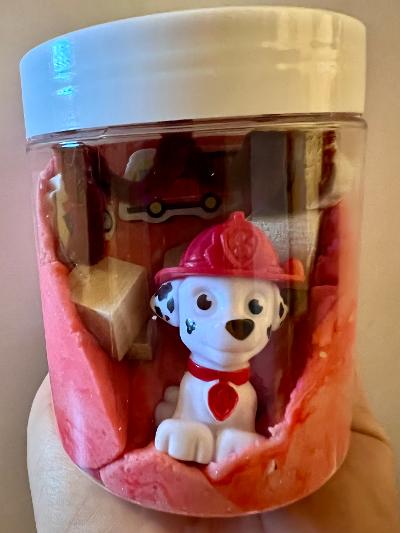 Themed Play Dough Jars