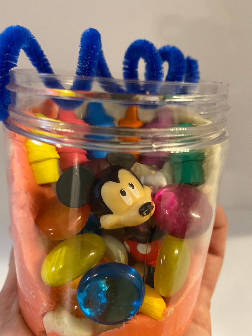 Themed Play Dough Jars
