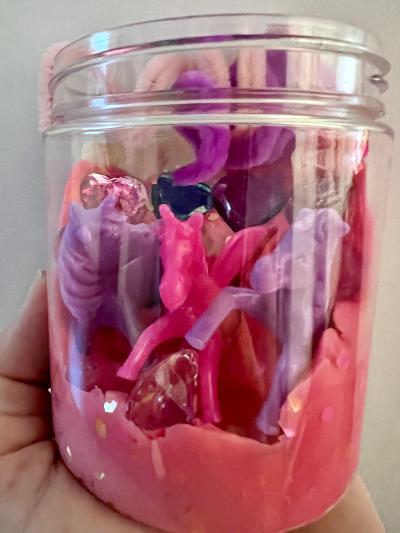 Themed Play Dough Jars