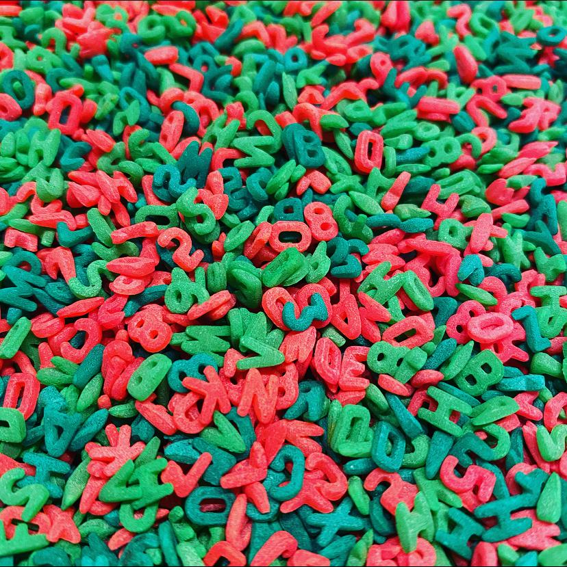 Holly, Jolly & Bright Alphabet & Number Sensory Pasta