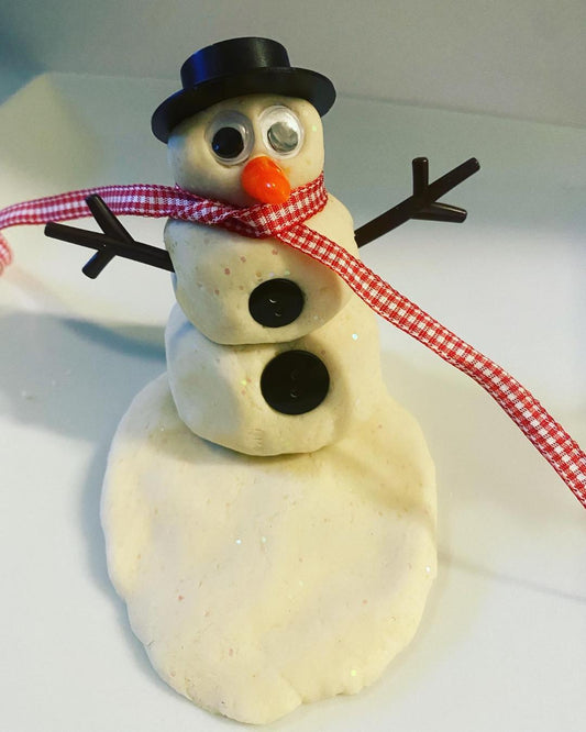 Do You Want To Build A Snowman? Play Dough Jar